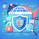"Child using Google Chrome with AI-powered Safe Browsing feature enabled for enhanced online safety"